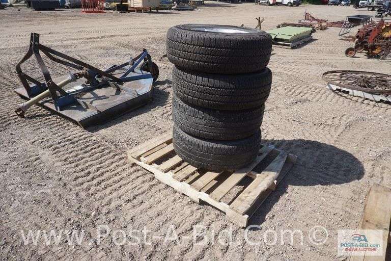 4-Wrangler-Goodyear Tires And Rims, 255/75 R17, Jeep Rims.