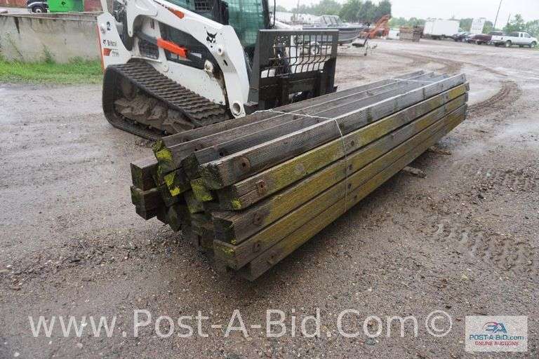Bundles Of 14' Wood Cross Arms, Approx. 25 Each.