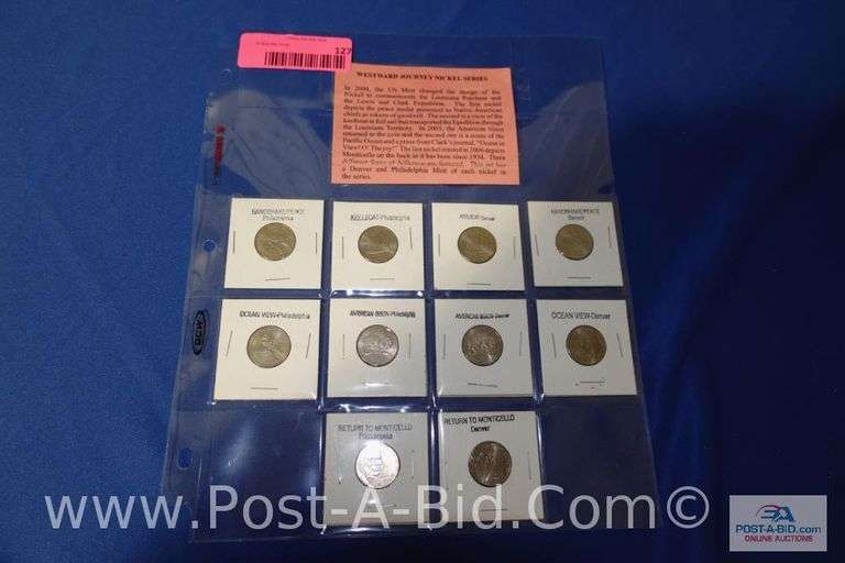 Westward Journey Nickel Series Set-10 Full Coin Set 2004-2006.