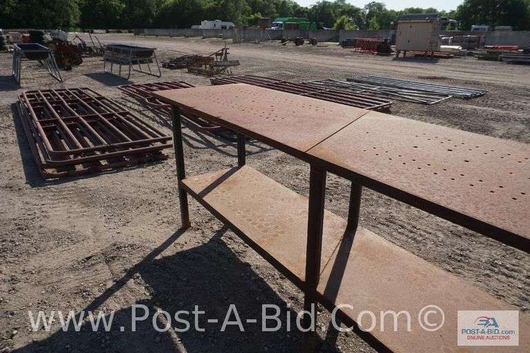 Metal Works Table, 9' x 28".
