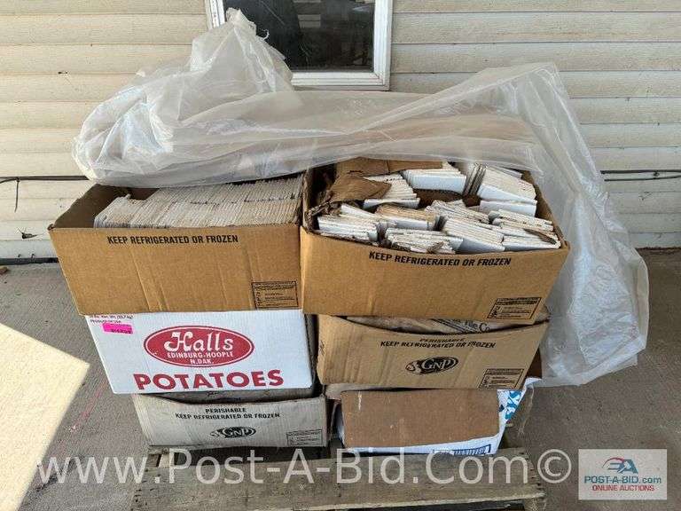 Pallet Of Ceramic Tile, 4" Square, Approx. 30 Boxes, All White.