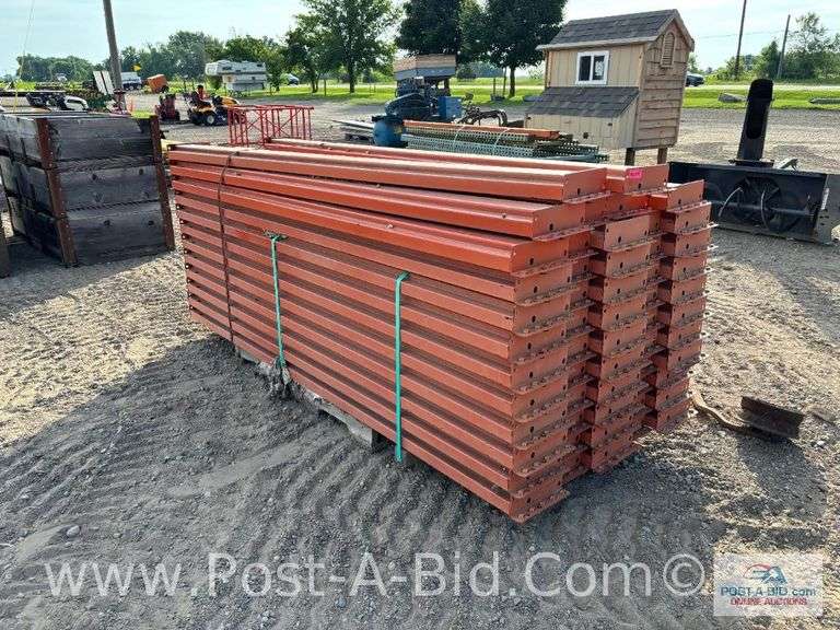 Heavy Duty Pallet Racking Crossbeams, Approx. 55 At 8' Long.