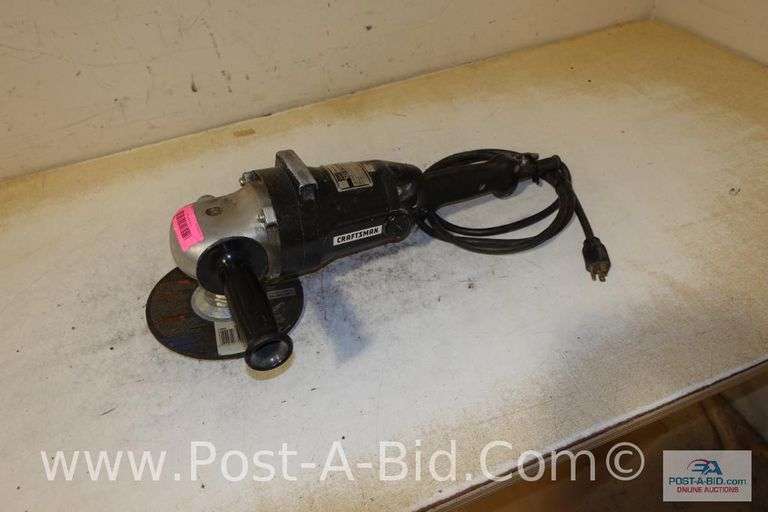 Craftsman 7"/9" Hand Disc Sander/Grinder, 120 V, 5,000 RPM Model 135.277410