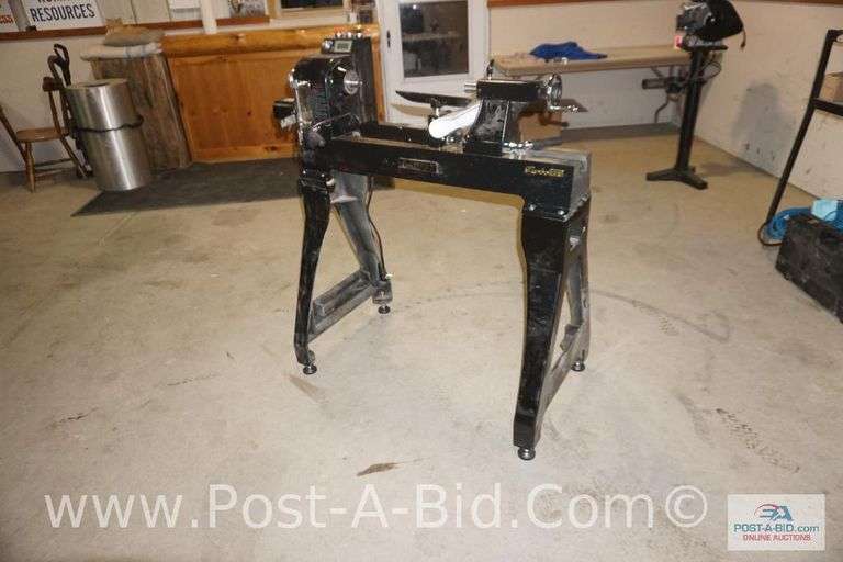 Harvey Turbo T-40 Wood Working Lathe,220 Volt. Includes Owners Manual, Works.