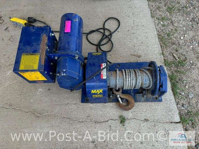 MY-TE Winch Hoist, 110 Plug In.