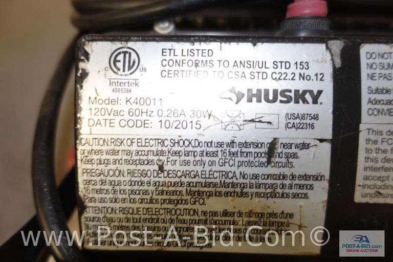 DeWalt Cut Out Tool And Husky Work Light, Owner Stated, "Works."