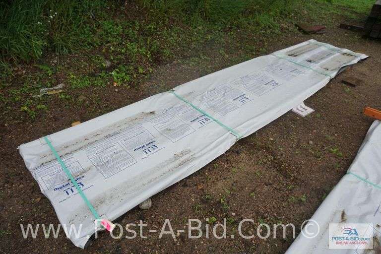 PBR 24Ga GR50 Kynar Weathered Zinc Aged Coil Sheet Metal, Approx. 31 Pieces