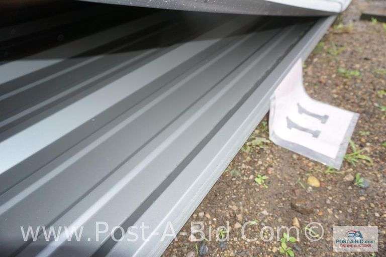 PBR 24Ga GR50 Kynar Weathered Zinc Aged Coil Sheet Metal, Approx. 31 Pieces