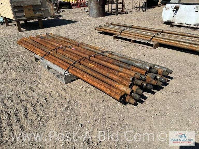 Pallet Of Approx. 25-10' Drill Rods.