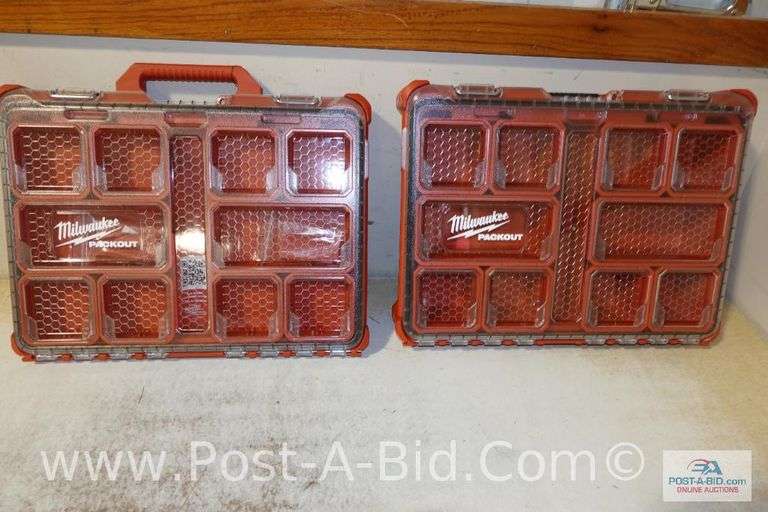 2-Milwaukee Packout Organizers, New.