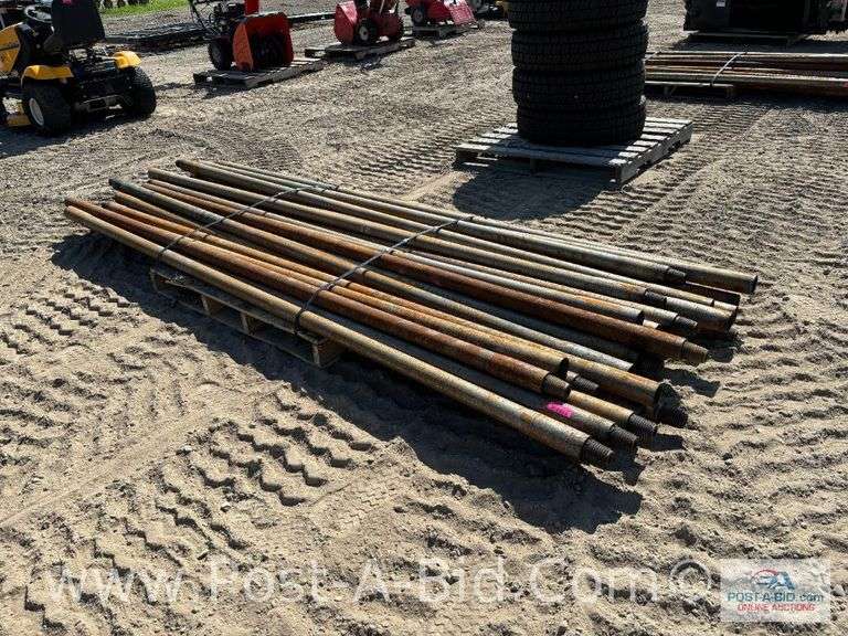 Pallet Of Approx. 25-10' Drill Rods.