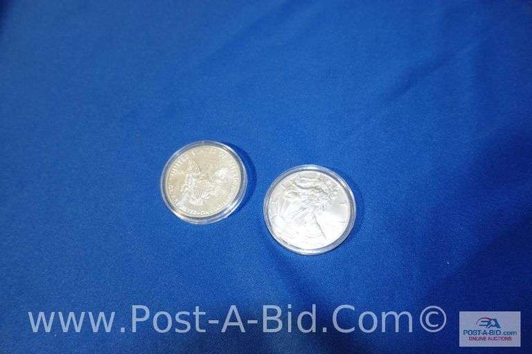 2-1 oz. .999 Fine Silver Rounds.