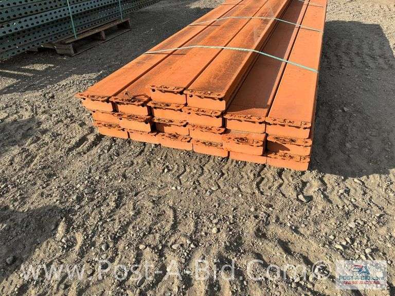 Heavy Duty Pallet Racking Crossbeams, Approx.19 At 8' Long.