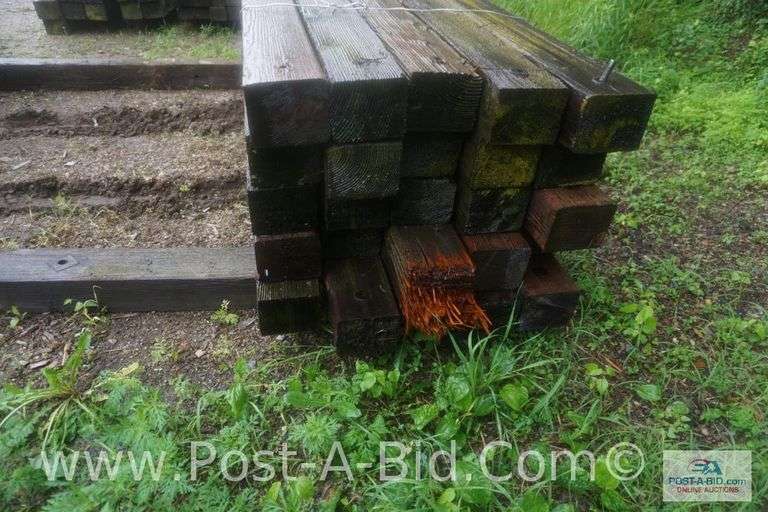 Bundle Of 8' Long Wood Cross Arms, Approx. 25 Each