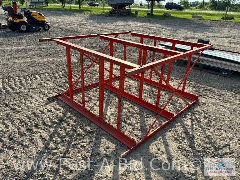 Barrel Rack, 5' x 68" x 34".