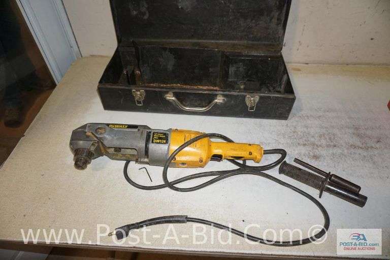 DeWalt 1/2" Right Angle Drill DW124, In Case.