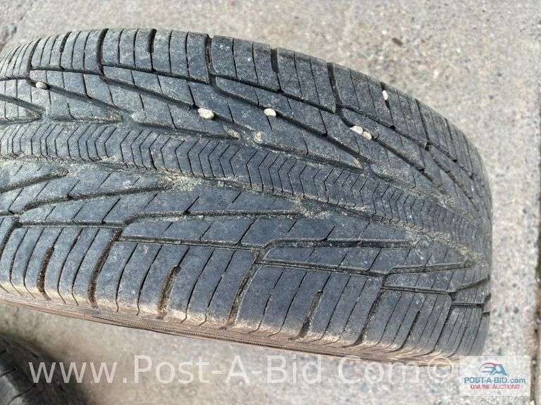 4-Goodyear Assurance Tires 225/60 R16 On Subaru Rims.