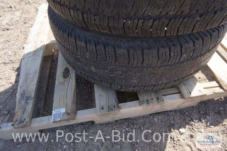 4-Wrangler-Goodyear Tires And Rims, 255/75 R17, Jeep Rims.