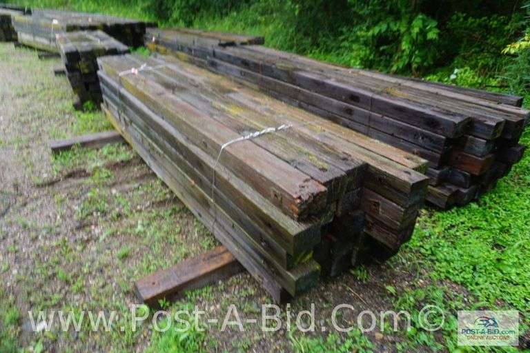 Bundle Of Wood 10' Cross Arms, Approx. 25 Each.