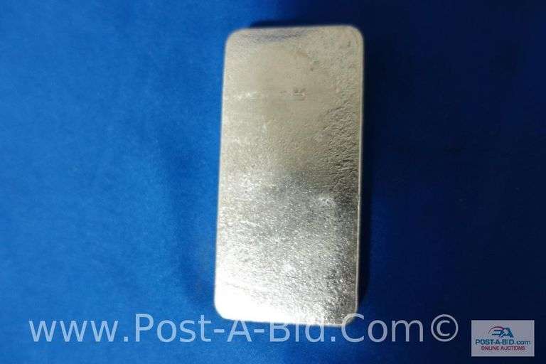10 oz. Bar Of .999 Fine Silver.