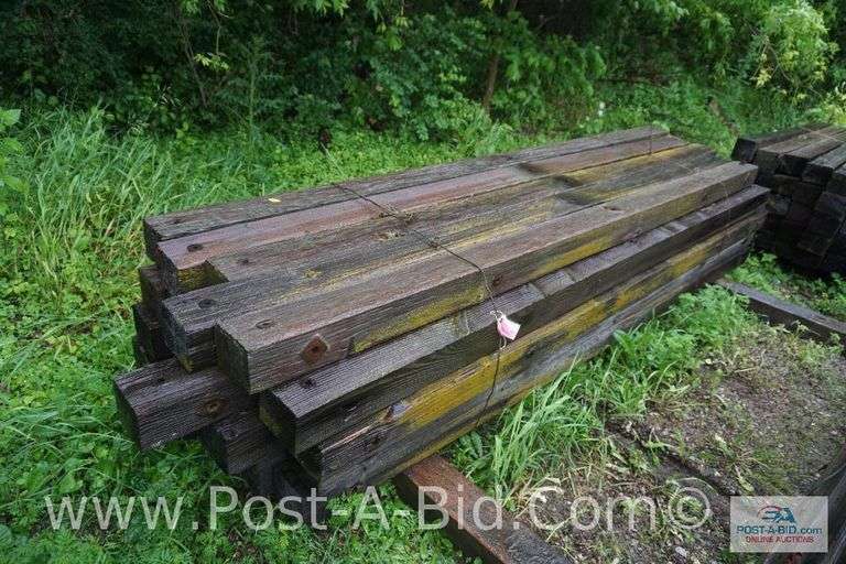 Bundle Of Wood 10' Cross Arms, Approx. 25 Each.