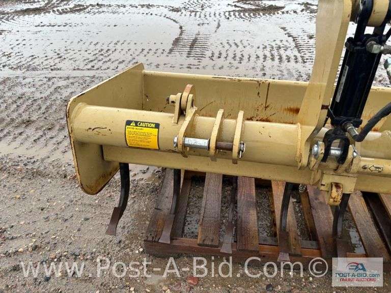 LandPride Box Scraper, HRL3572, Hydraulic Operated Scarifier Teeth, 3 Point