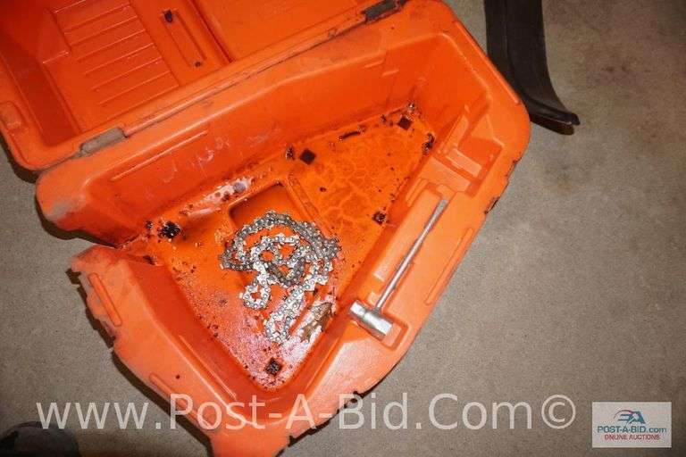 Husqvarna 55 Chainsaw With Case. Runs.