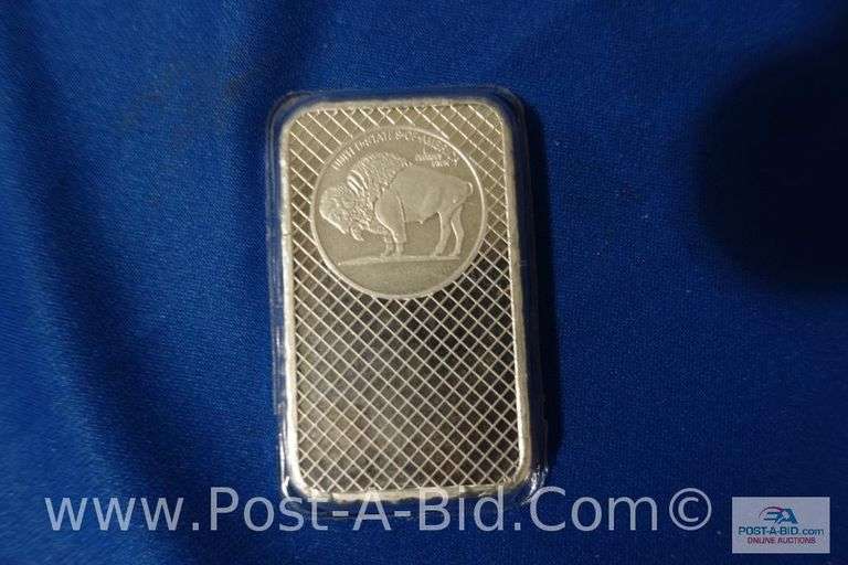5 oz. Bar Of .999 Fine Silver.