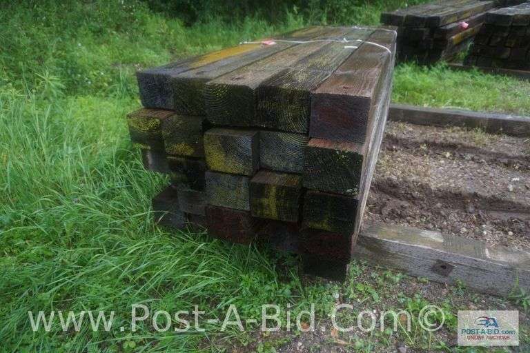 Bundle Of 8' Long Wood Cross Arms, Approx. 25 Each