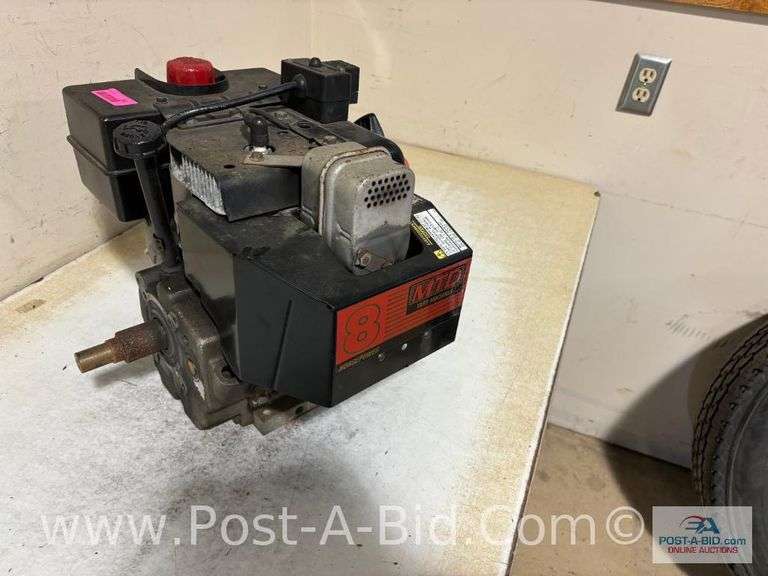8 HP Tecumseh Electric Start Motor, Owner Stated, "Runs."