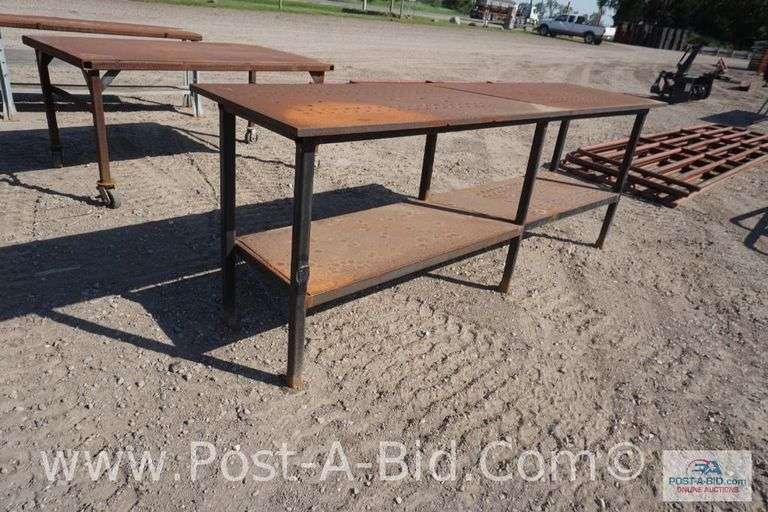 Metal Works Table, 9' x 28".
