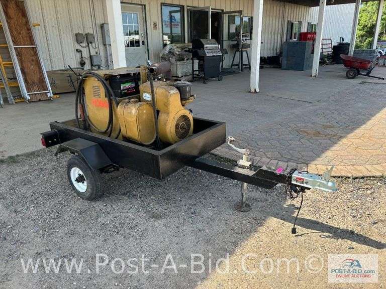 Hobart Generator/Welder On Trailer, 30-230 Amp, Owner Stated, "Runs And Wel