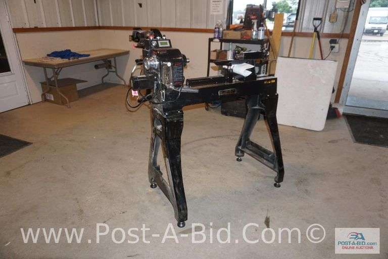 Harvey Turbo T-40 Wood Working Lathe,220 Volt. Includes Owners Manual, Works.