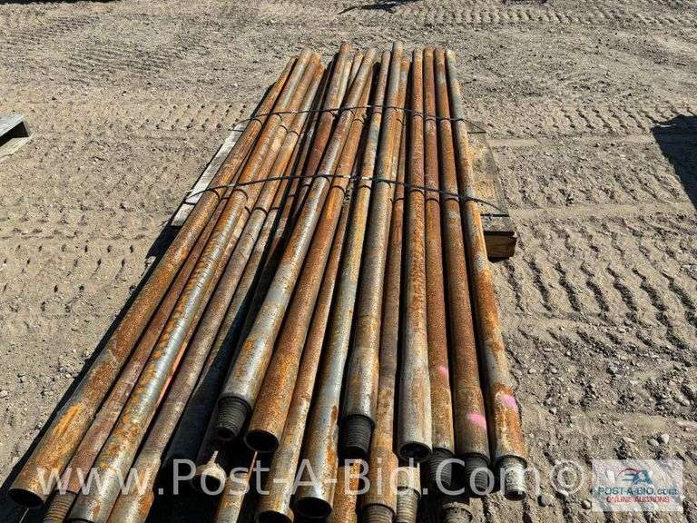 Pallet Of Approx. 25-10' Drill Rods.