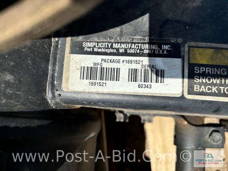 Kubota Model #RCK54GR, 54" Finish Deck Mower Off A Kubota GR2100, May Fit O