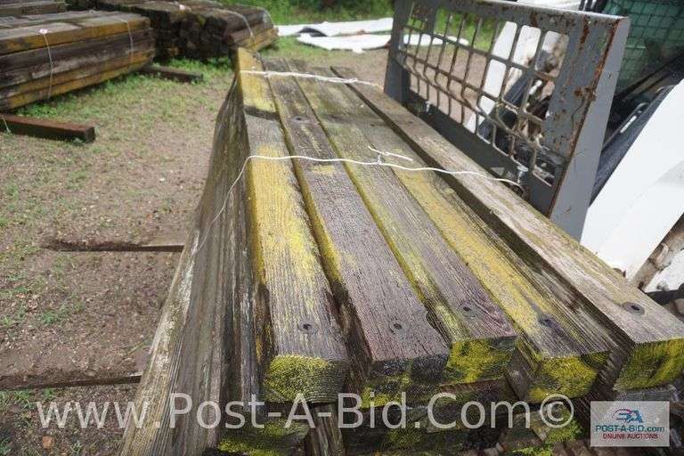 Bundle Of 8' Long Wood Cross Arms, Approx. 25 Each