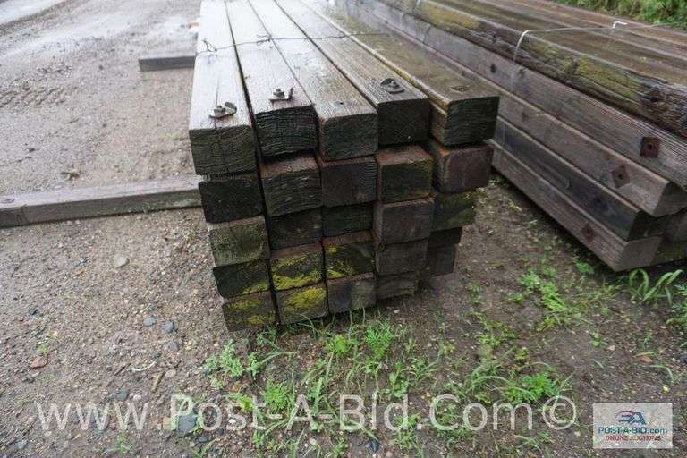 Bundles Of 14' Wood Cross Arms, Approx. 25 Each.