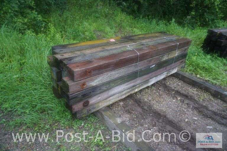 Bundle Of 8' Long Wood Cross Arms, Approx. 25 Each
