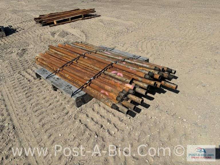 Pallet Of Approx. 40-6' Drill Rods.