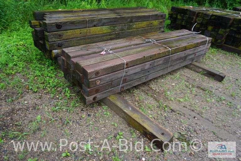 Bundle Of 8' Long Wood Cross Arms, Approx. 25 Each