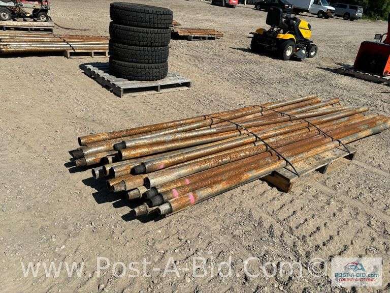 Pallet Of Approx. 25-10' Drill Rods.