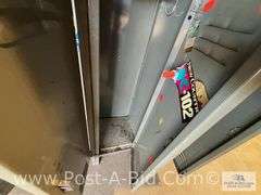 8 Door Locker, 78" T x 48" W x 12" D.