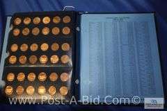 Lincoln Cent Book 1: 1909-1995, 252 Coins, 6 Short Of A Full Set, Whitman C