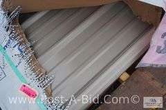 Classic Rib 36 29 Ga CF45 Taupe Sheet Metal, Approx. 62 Pieces At 3' Long,