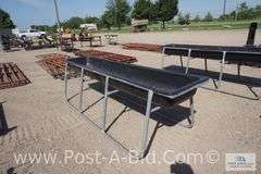 Plastic Feeder/Garden Beds, Have Cracks, Approx. 10' Long x 34" T.