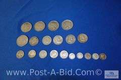 5-Silver Dollars Years 1921-1923, 5-Silver Half Dollars Years 1951-1964, 5-