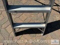 8' Aluminum Heavy Duty Step Ladder.