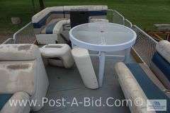 1973 Weeres 24' Pontoon, No Motor, Has Anchor, Rope, And Table, License # M
