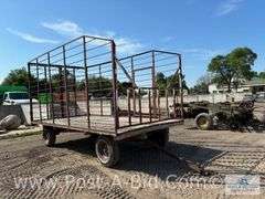 Morehead 8' x 16' Kicker Bale Rack On 8 Ton Running Gear, 1 Side Door, Owne