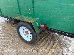 Shop Built 4' x 8' Trailer, 3' Sides, Lights, 1 7/8" Ball, Lifetime License